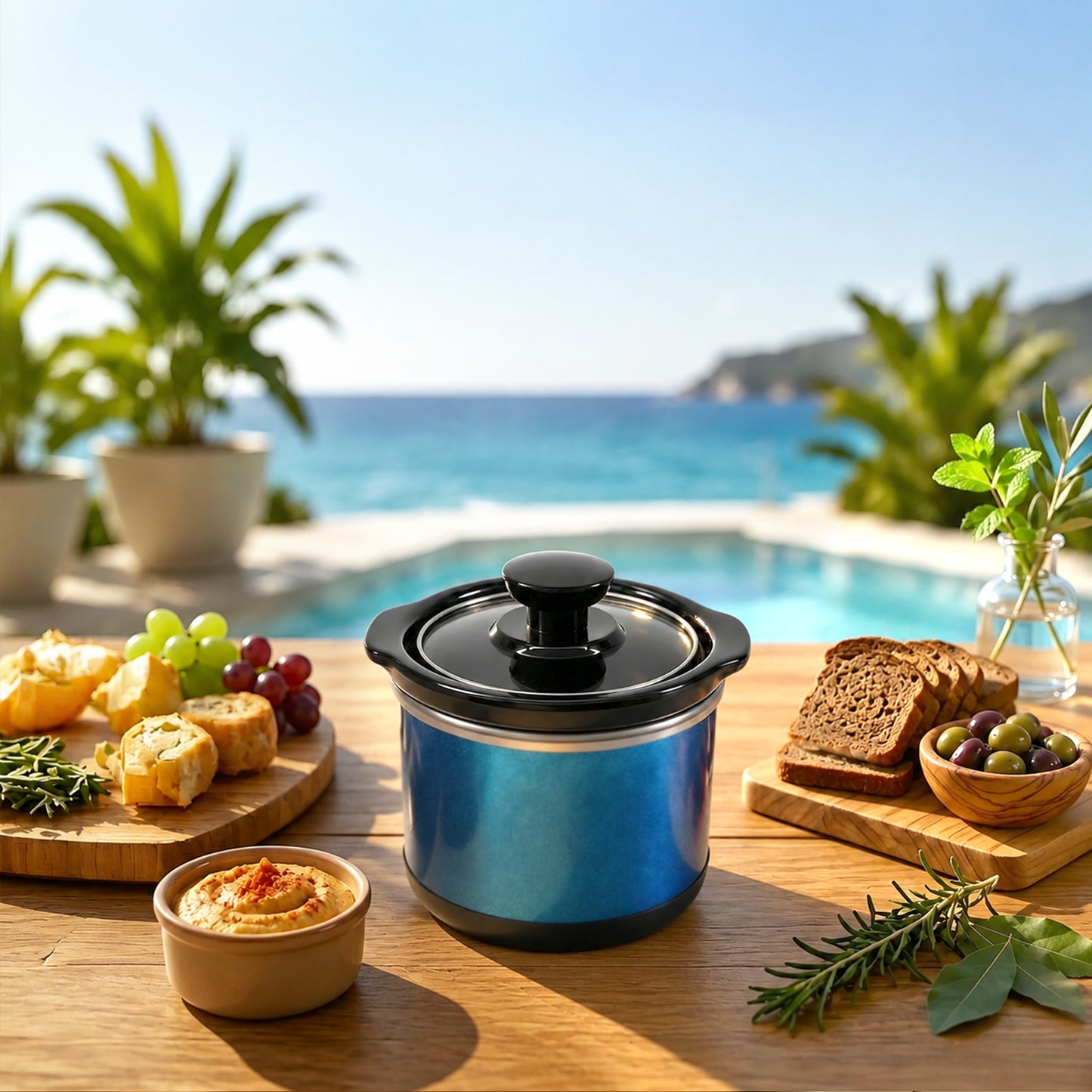 0.65 Quart Mini Crock Pot for Dips, Fondue & Sauce Warming