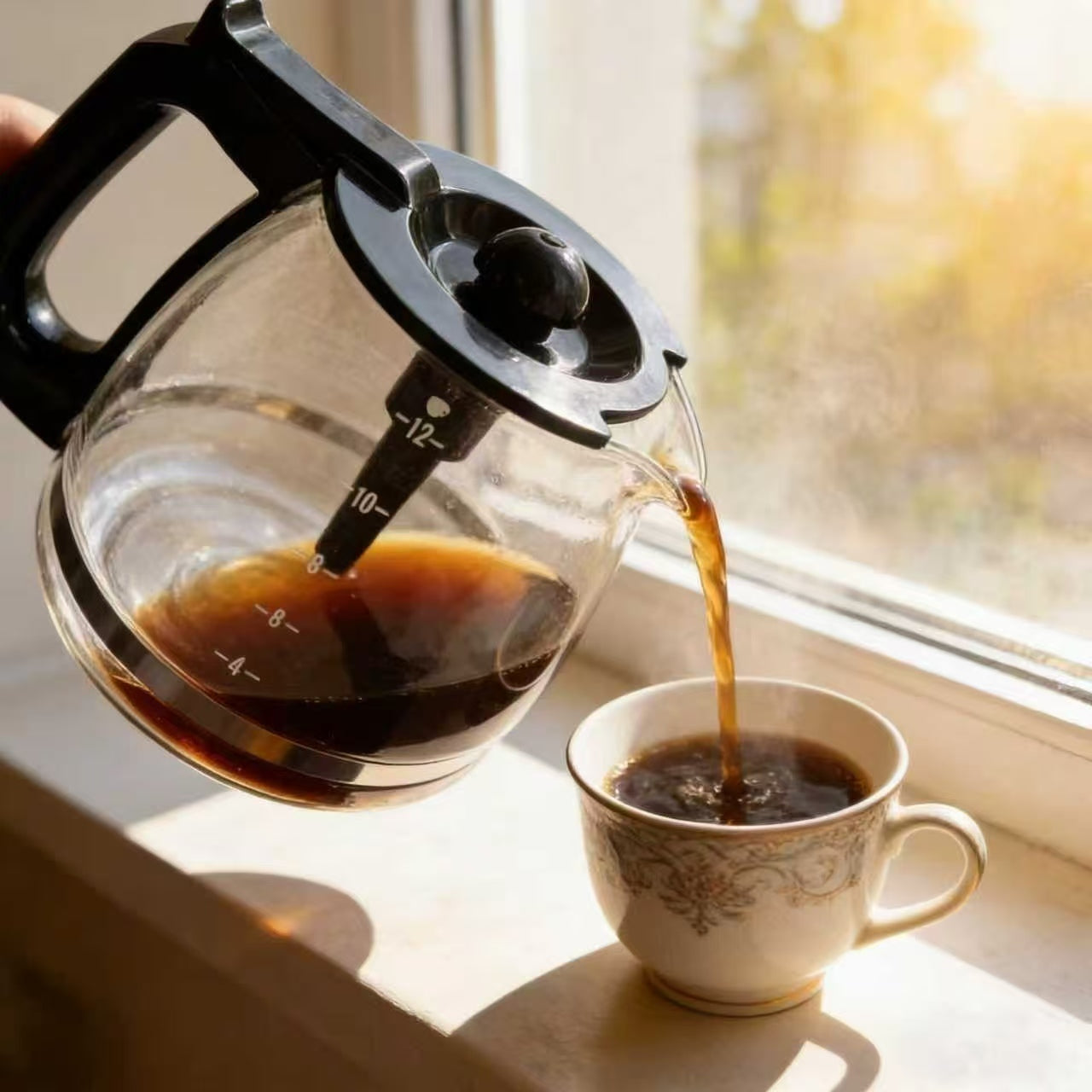 5-Cup Replacement Glass Coffee Carafe for Capresso 4426.01 & Kenmore 80509