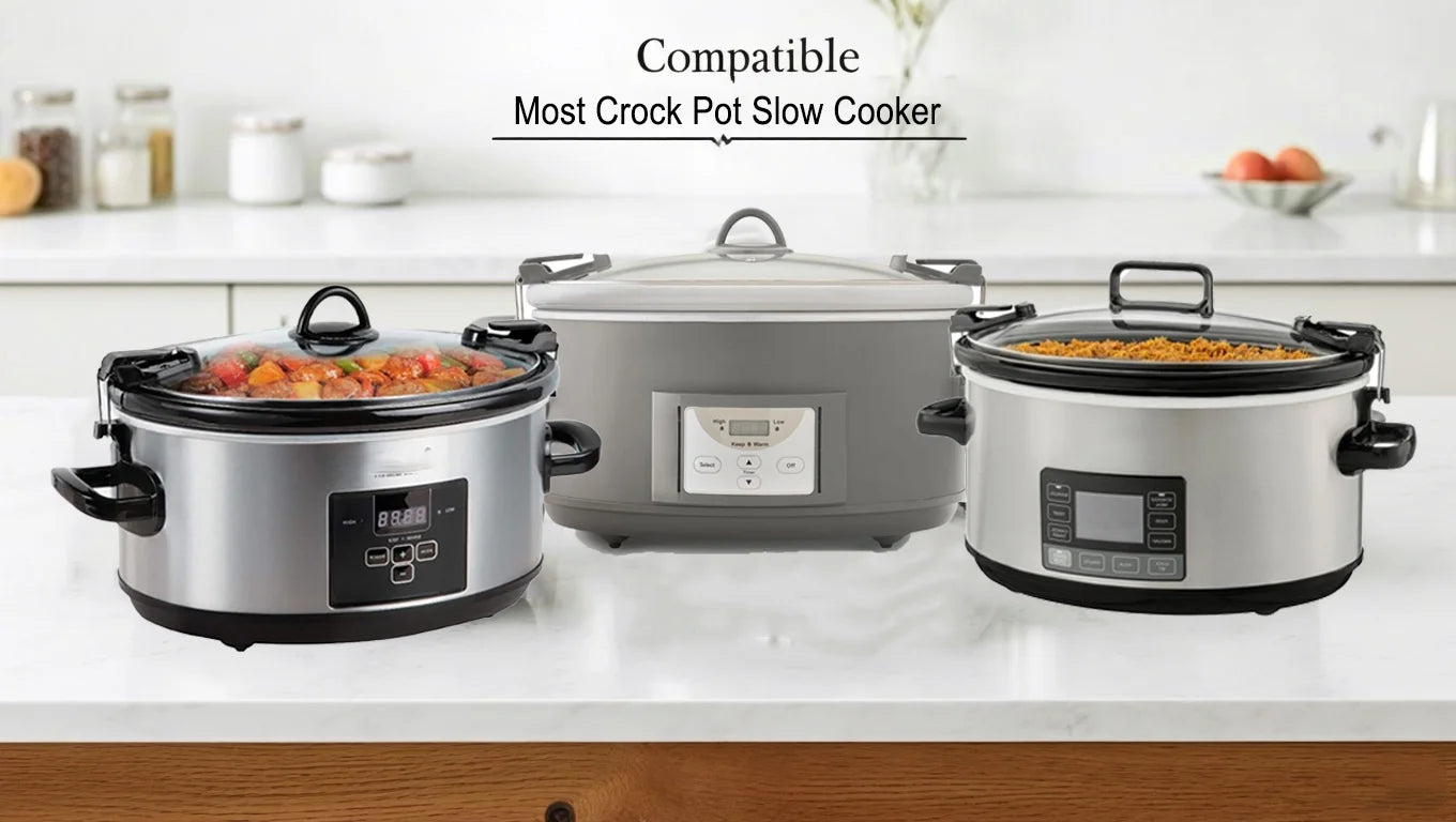 Insert pot Compatible for Crock Pot 7 Quart Slow Cooker Model: CPSCVTS70LL-S, SCCPVLF710-S, CPSCVC70LL-B-122