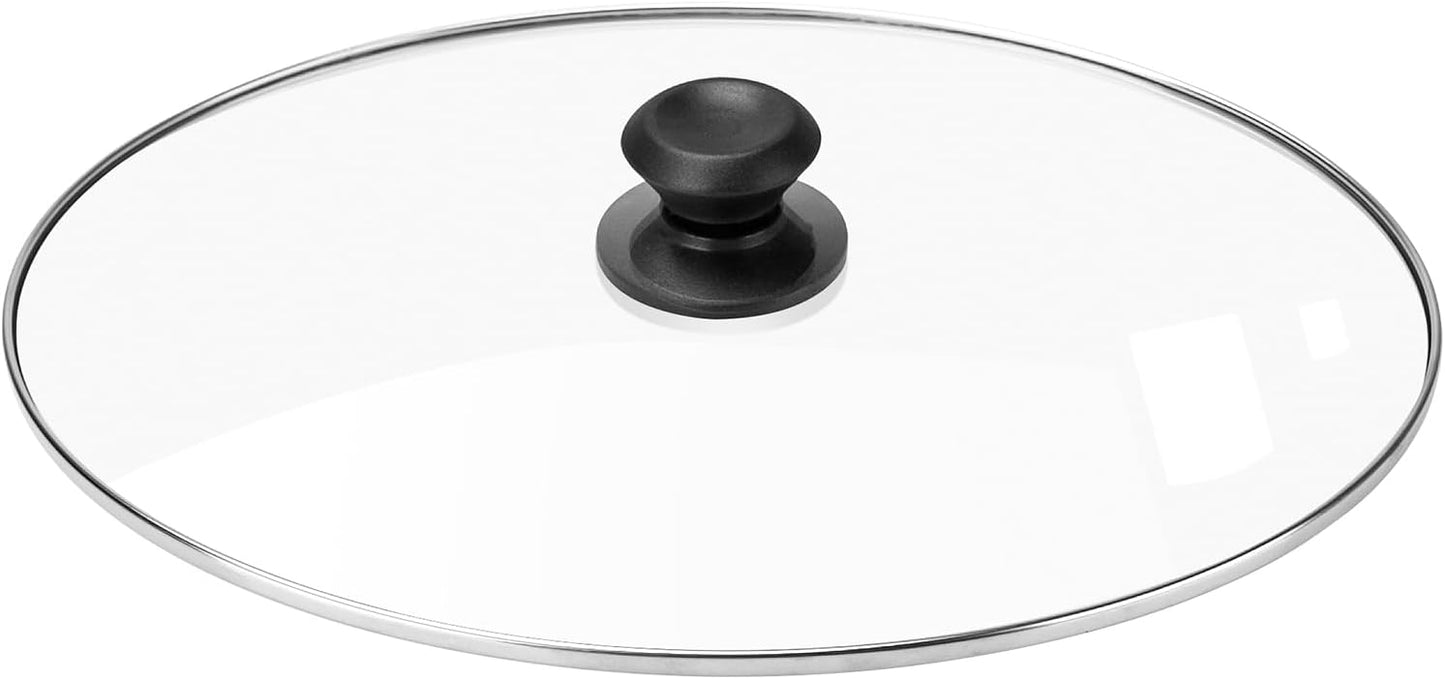 Oval Glass Lid Compatible with Crock Pot 8 Quart Slow Cooker SCCPVFC800 and Hamilton Beach Slow Cooker 33480 33182