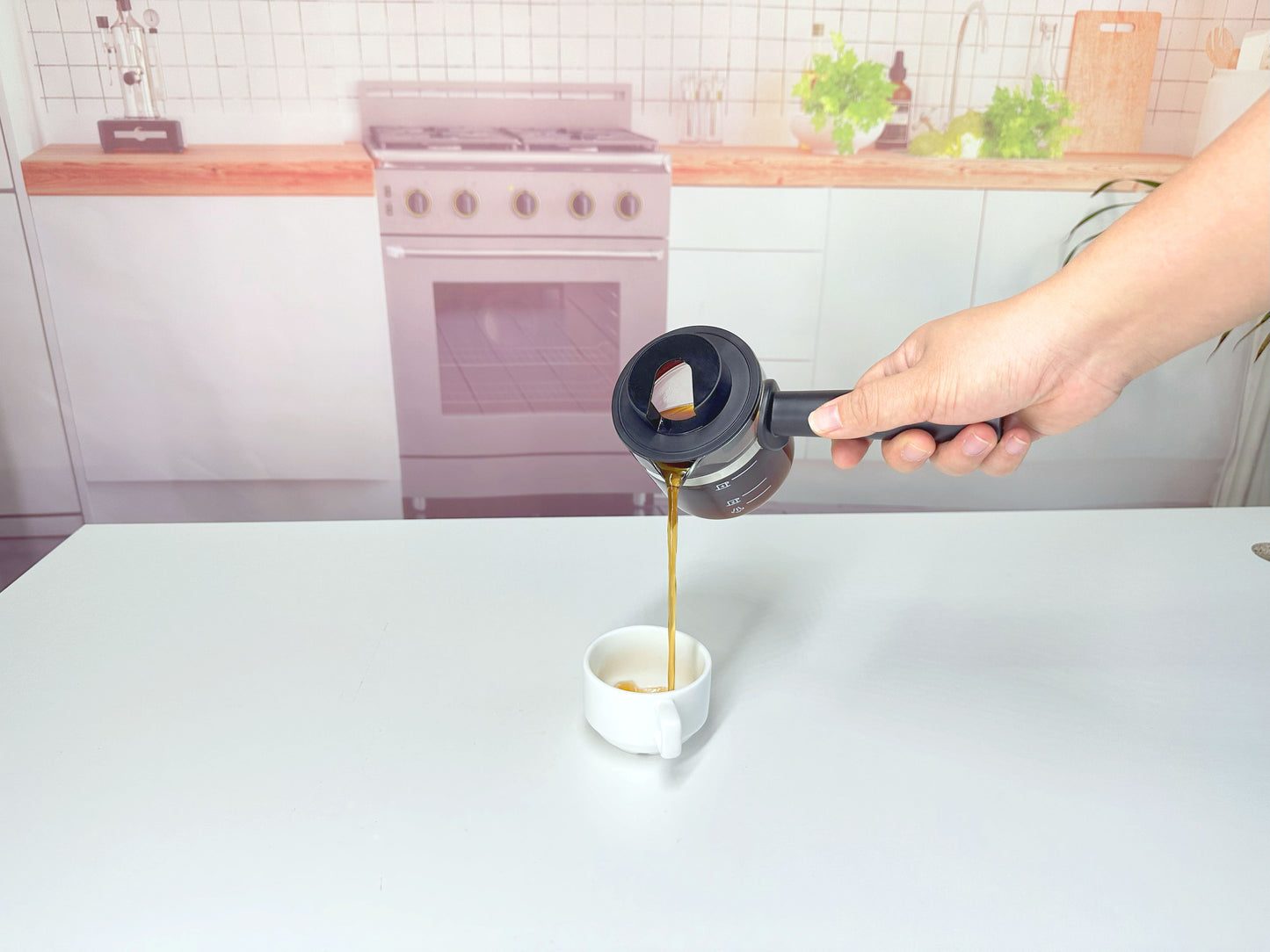 Universal Glass Espresso Replacement Carafe 4 Cup Compatible with Hamilton Beach, Mr.Coffee, Breville, Imusa, Delonghi espresso machine