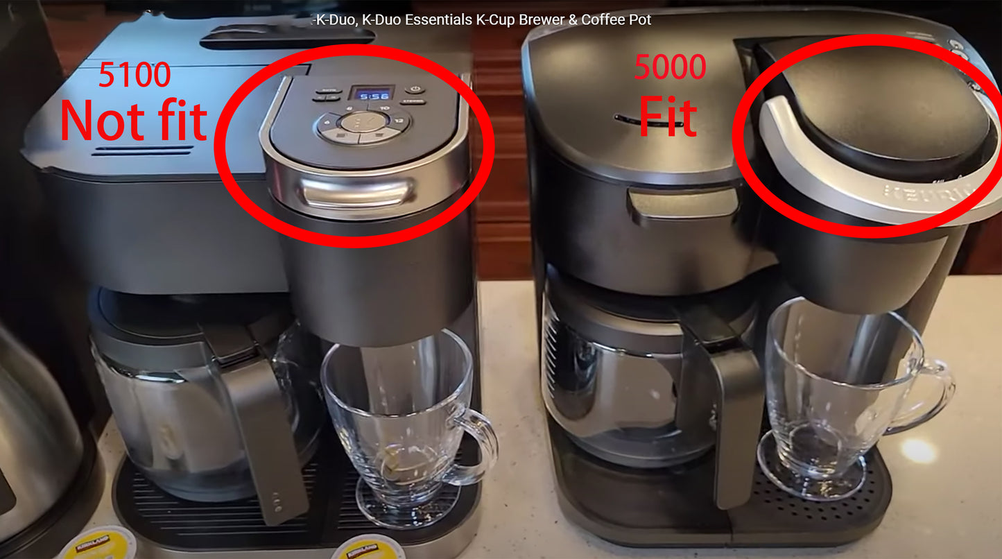 Replacement for KEURIG K-DUO Essentials 5000 12 Cups Glass Coffee Carafe (not Fit K-Duo Model)