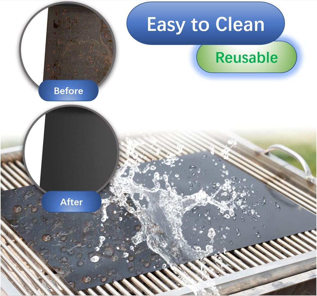 Non-Stick BBQ Grill Mats For Outdoor Grill