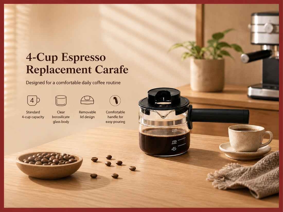 Broken Espresso Carafe? Choose A Better 4-Cup Glass Replacement