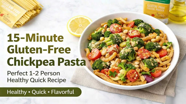 15-Minute Gluten-Free Chickpea Pasta 🍝 | Perfect 1-2 Person Recipe (Made with Slow Cooker) + More Slow Cooker Recipes