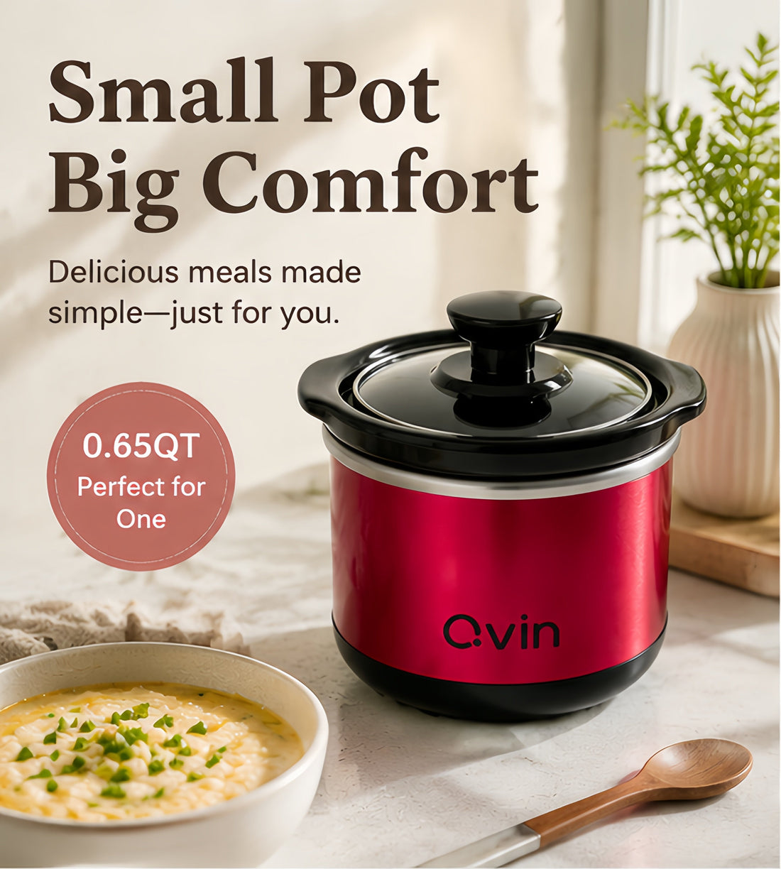 🍲 Mini Slow Cooker for One Person – The Perfect Compact Kitchen Solution