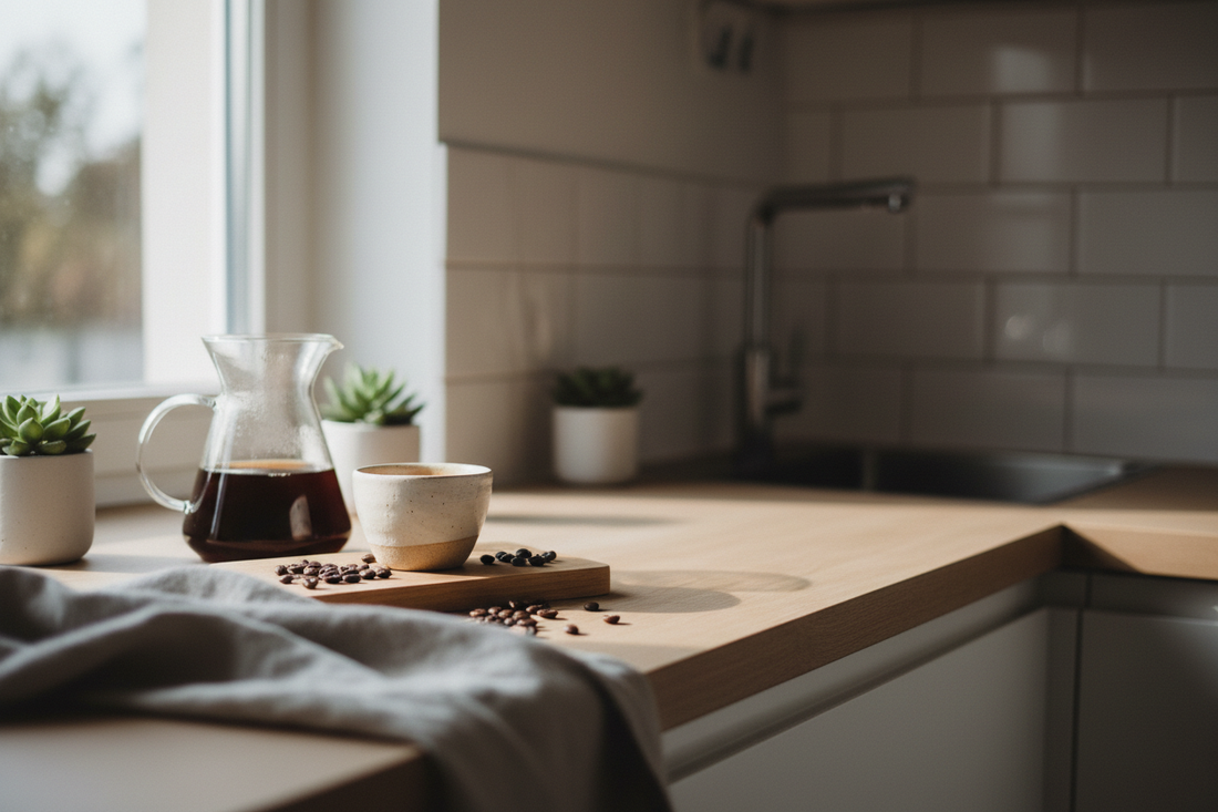 How to Create a Minimal Home Coffee Station Like a Modern Café