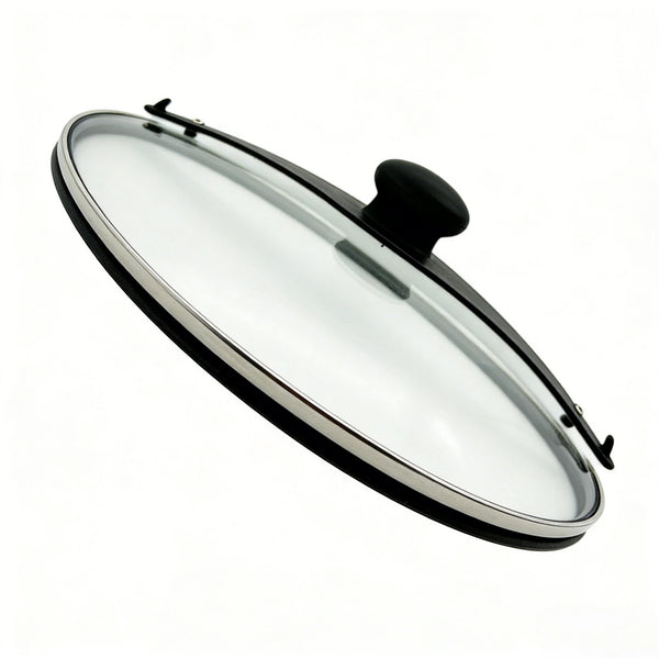 Oval glass lid