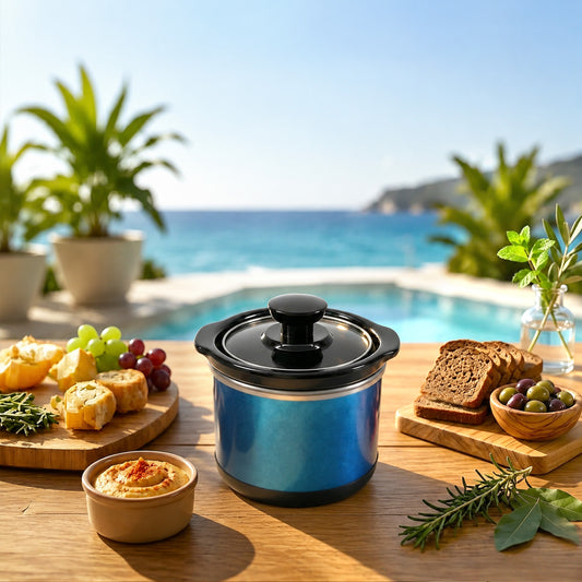 0.65-qt mini Round Slow Cooker(New  Sapphire)