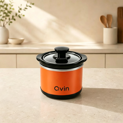0.65 Quart Mini Crock Pot for Dips, Fondue & Sauce Warming