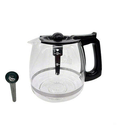 Replacement Coffee Carafe for Decker 12-CUP Coffee Maker CM0960BF, CM0950B, CM1010B, CM1050B and more