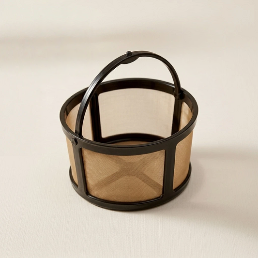 2-Pack Reusable Gold Stainless Steel Coffee Filter Baskets Compatible with Keurig K-Duo 5000, 5100, 5500 & 5600