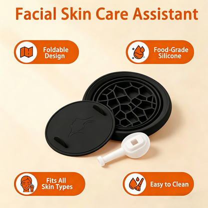 Foldable Facial Ice Bath Bowl with Breathing Tube