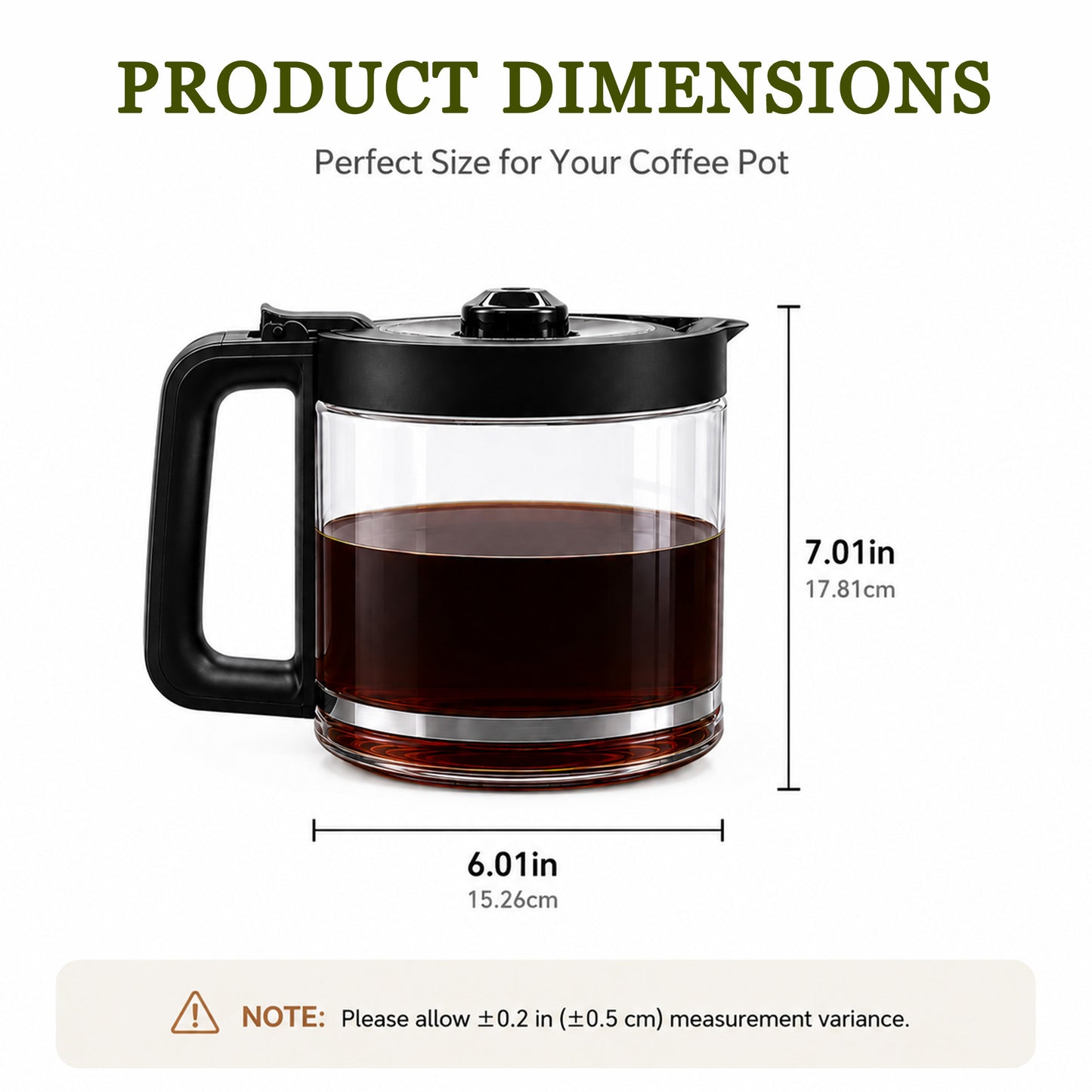 14-Cup Glass Carafe Replacement for Mr. Coffee BVMC-PC14