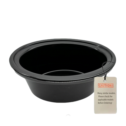 6Qt Oval Ceramic Pot for Crockpot CPSCVO60LL-BP/SCCPVL600-S-BR/CPSCVC60LL-S