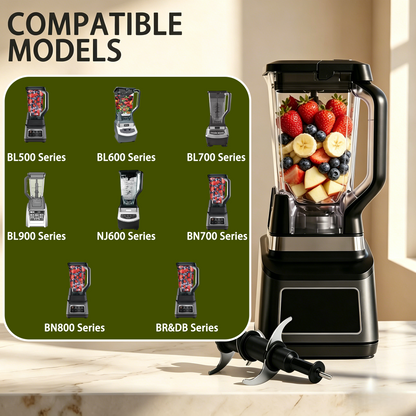Food Grade Blender Cutter Blade, Durable Replacement Blade Assembly for Home Kitchen