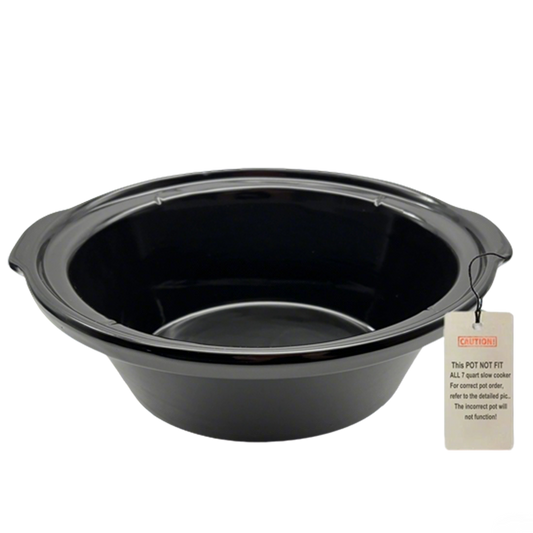 Fits the 7-quart Black & Decker slow cooker ceramic inner pot, model SC4007D