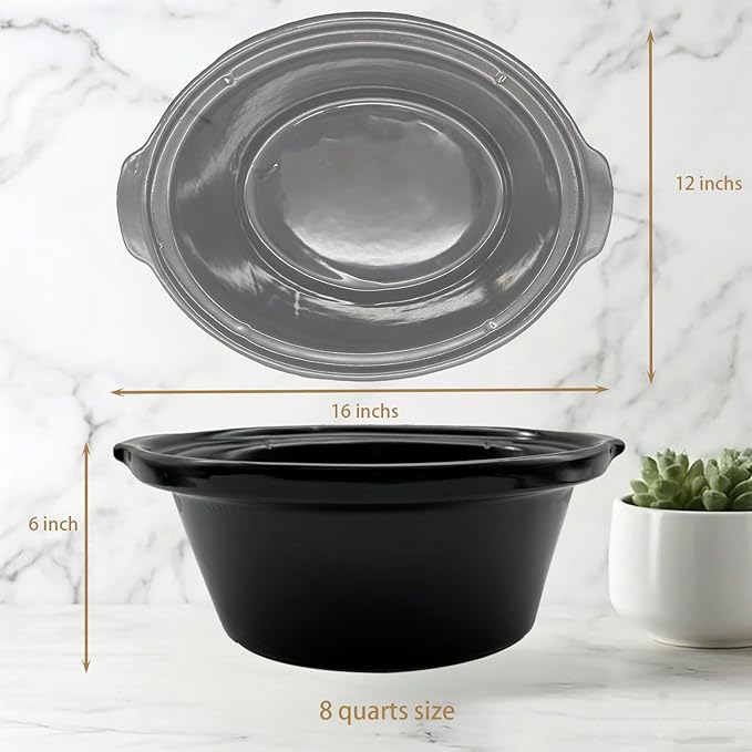 8Qt Slow Cooker Ceramic Pot for Crockpot SCCPVFC800 SCV800