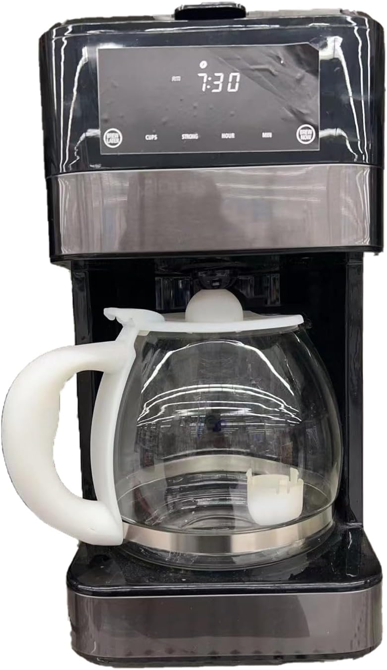 Mr Coffee Replacement Carafe Compatible With Mr. Coffee 12 Cup coffee maker machine,Black Handle