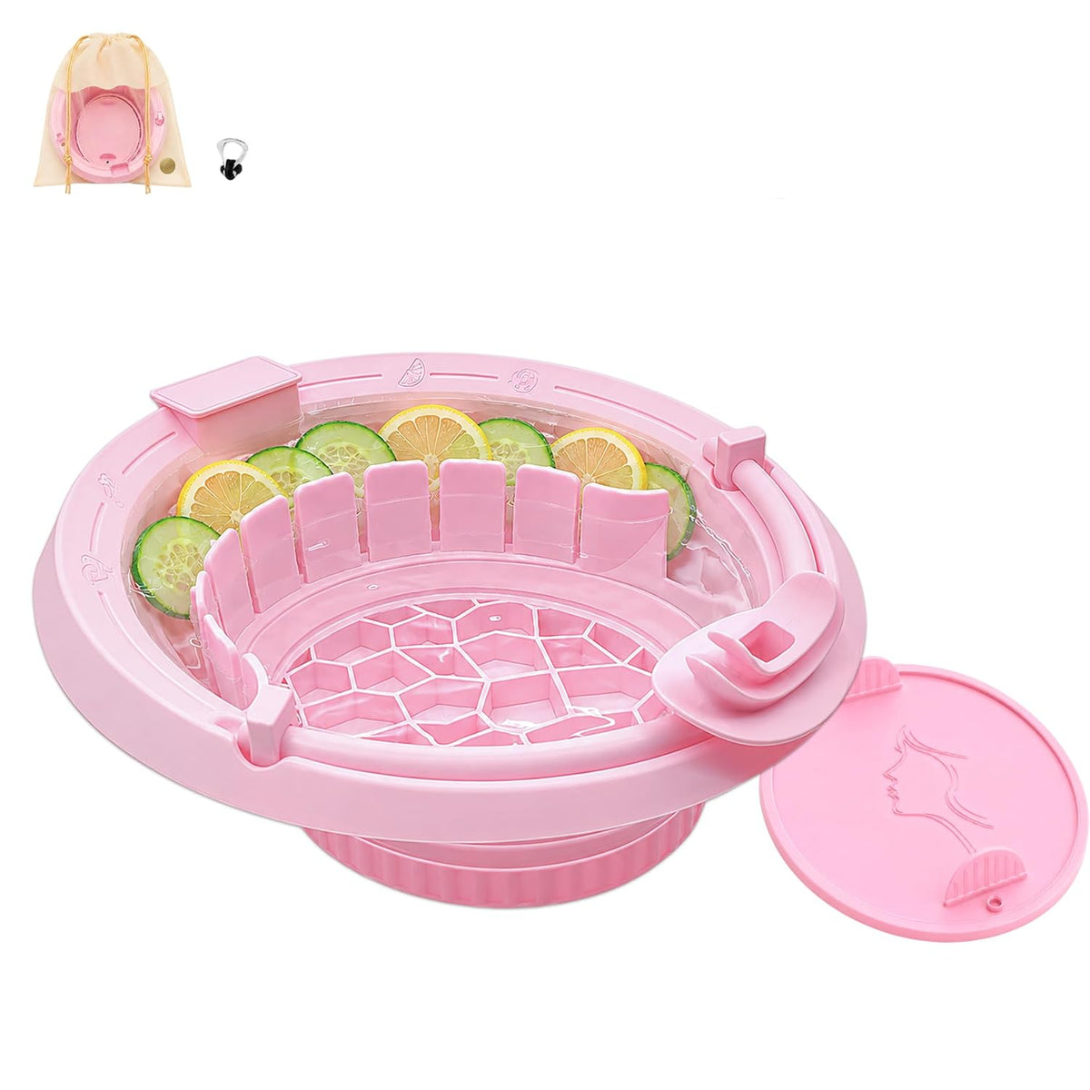 Ice Facial Bowl for Cold Therapy Skincare, Morning Depuffing & At-Home Face Ice Bath