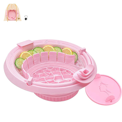 Ice Facial Bowl for Cold Therapy Skincare, Morning Depuffing & At-Home Face Ice Bath