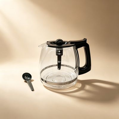 Mr. Coffee 12-Cup Replacement Coffee Pot, Model BVMC-RF100-CP Compatible