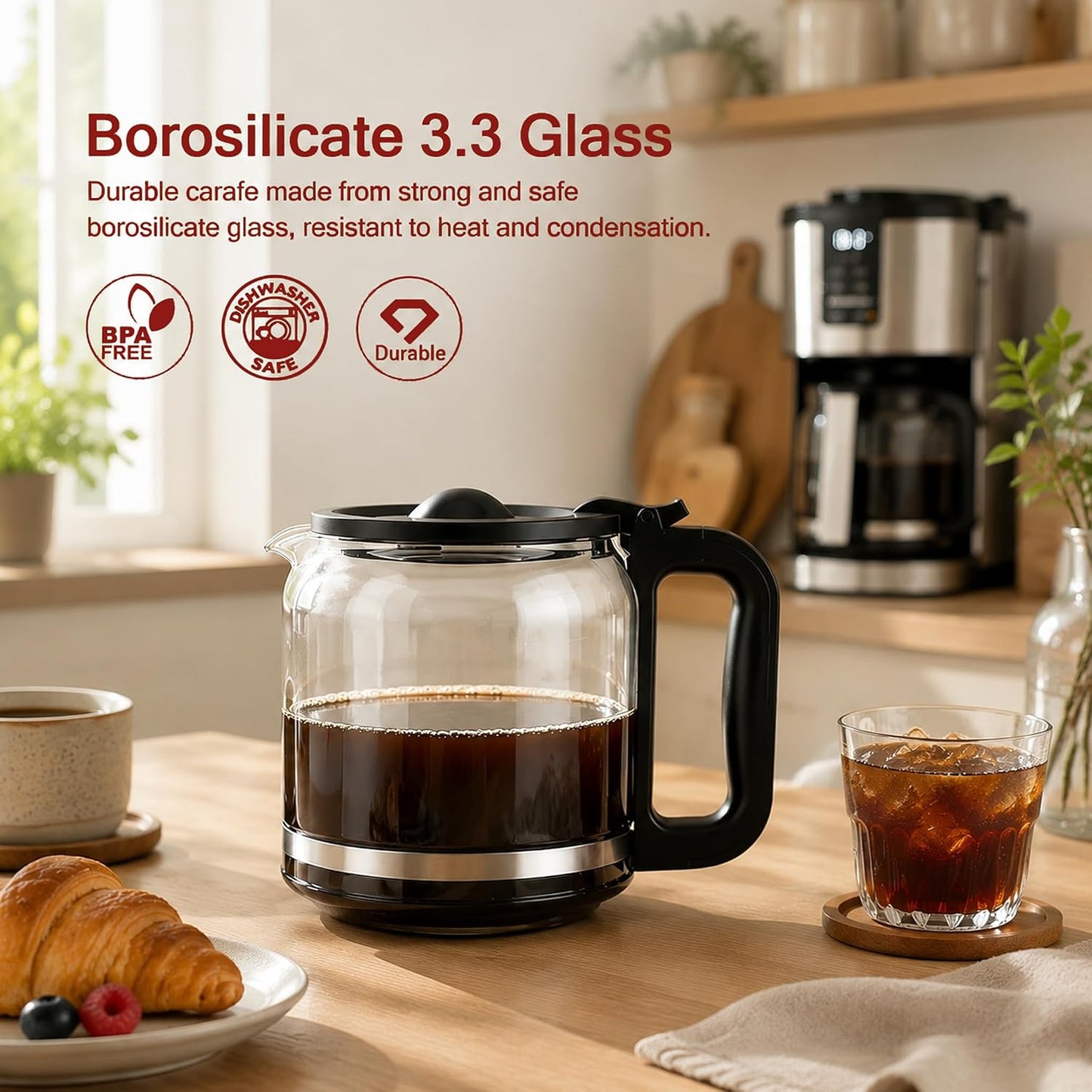 14-Cup Replacement Glass Carafe for Mr. Coffee BVMC-PC14BL2