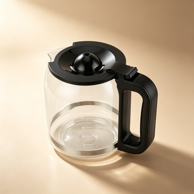 14-Cup Replacement Glass Carafe for Cuisinart DCC-2200, DCC-3200, DCC-2600, DCC-2800 & More