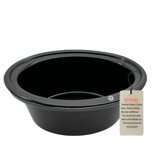 6Qt Slow Cooker Ceramic Pot for Hamilton Beach 33969/33665