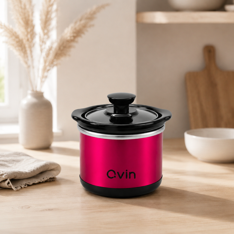 0.65 Quart Mini Crock Pot for Dips, Fondue & Sauce Warming