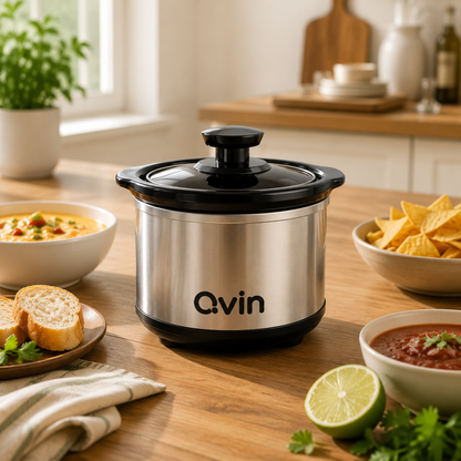 0.65 Quart Mini Crock Pot for Dips, Fondue & Sauce Warming