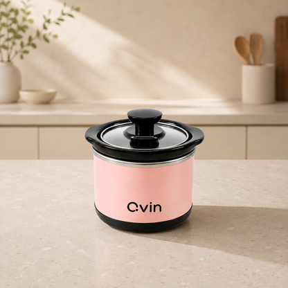 0.65 Quart Mini Crock Pot for Dips, Fondue & Sauce Warming