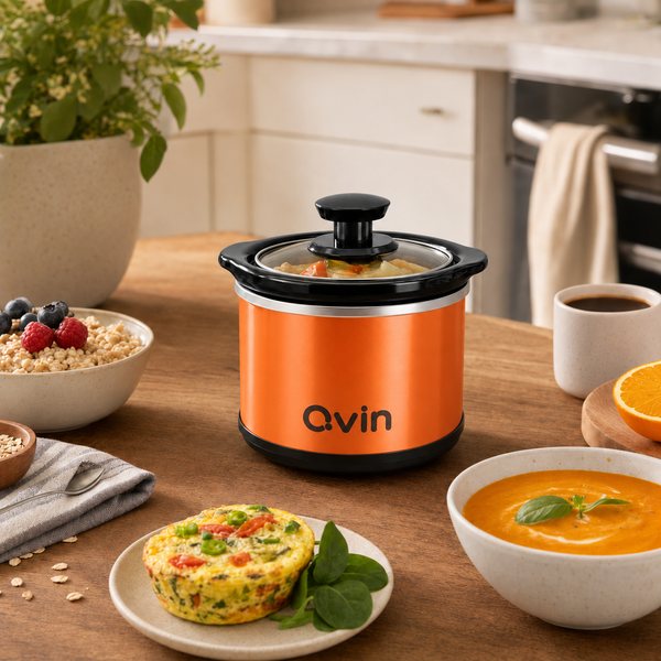 0.65 Quart slow cooker (Orange)