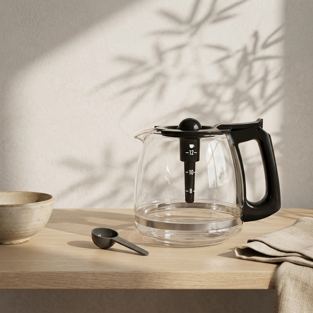 Replacement Coffee Carafe for Decker 12-CUP Coffee Maker CM0960BF, CM0950B, CM1010B, CM1050B and more