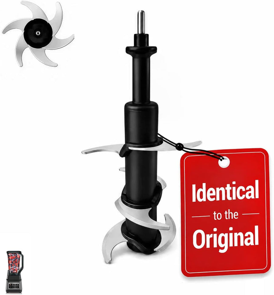 QVIN 6-blade stainless steel replacement blender blade assembly for compatible Ninja blender pitchers