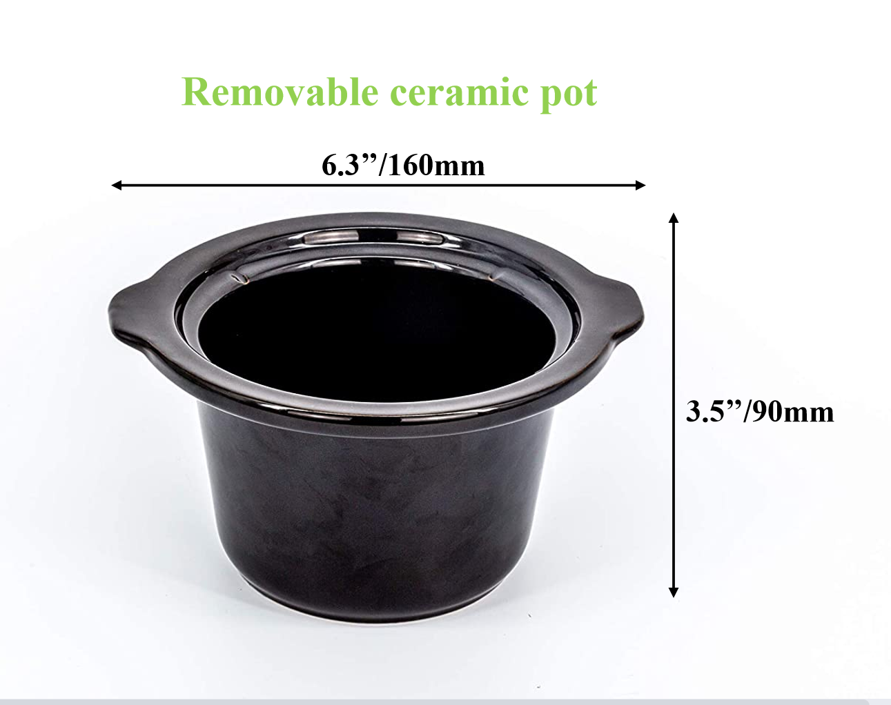  Crock-Pot Mini 1.5 Quart Round Manual Slow Cooker, Black  (SCR151): Mini Crock Pot For Dips: Home & Kitchen