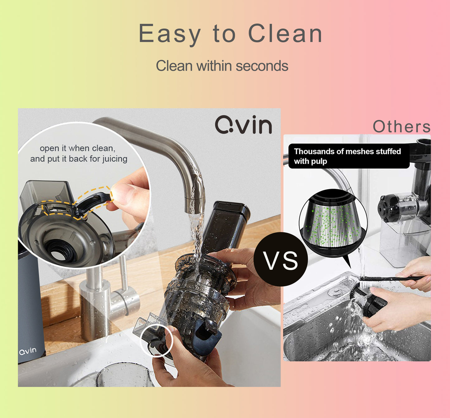 Qvin Cold Press Juicer Machine